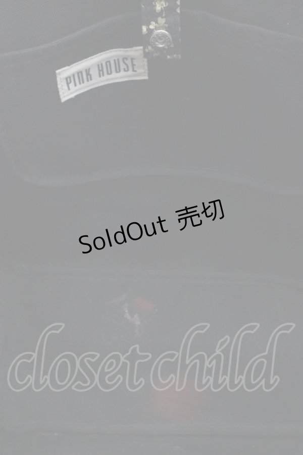 画像5: PINK HOUSE / しろつめ草バッグ  クロ O-26-03-14-007-LO-BG-IG-OS (5)