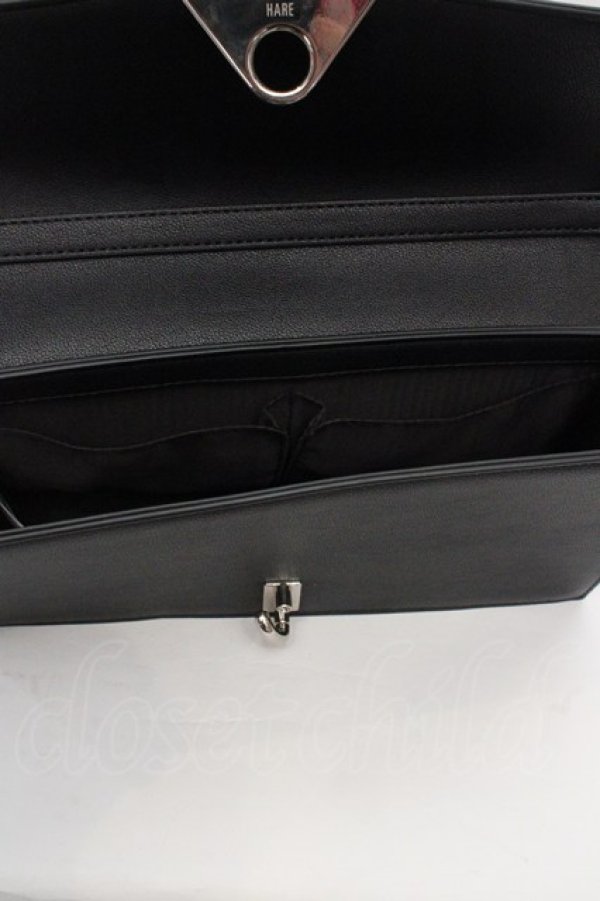 画像4: HARE / ヨコナガフラップBAG（バッグ）  ブラック O-26-03-14-009-LO-BG-IG-OS (4)