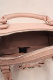 画像5: Alice Mashiro / MA*ゴウヒエンボスバッグ  ピンク O-26-03-14-012-PU-BG-IG-OS (5)