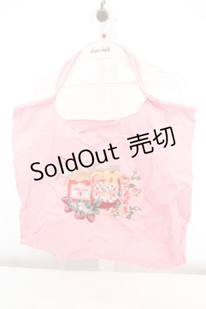 画像: m petit by misako / 刺繍バッグ  ピンク O-26-03-14-013-LO-BG-OW-ZTK046