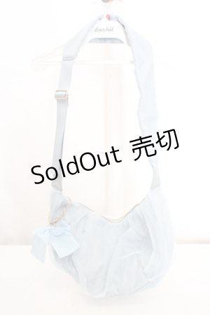 画像: m petit by misako / AMチュールリボンショルダーバッグ  サックス O-26-03-14-014-LO-BG-OW-ZT0316P