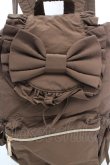 画像2: m petit by misako / TT AM リボンフラップ リュックサック  ブラウン O-26-03-14-015-LO-BG-OW-OS (2)