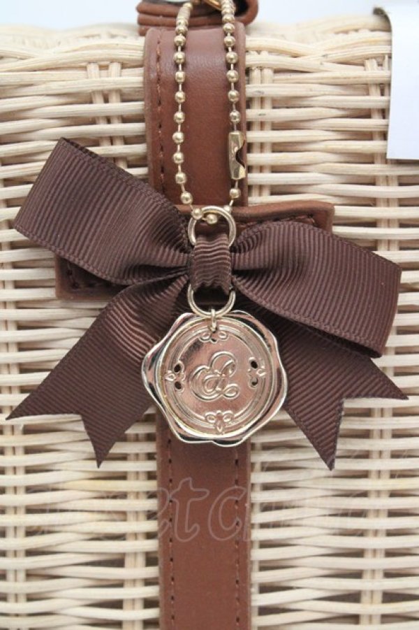 画像2: Amavel / シーリングチャーム付ラタントランクバッグ  ブラウン O-26-03-14-016-CA-BG-OW-OS (2)