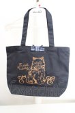 画像1: Enchantlic Enchantilly / おしゃま猫ちゃんトートbag  ブルー O-26-03-14-018-LO-BG-OW-OS (1)