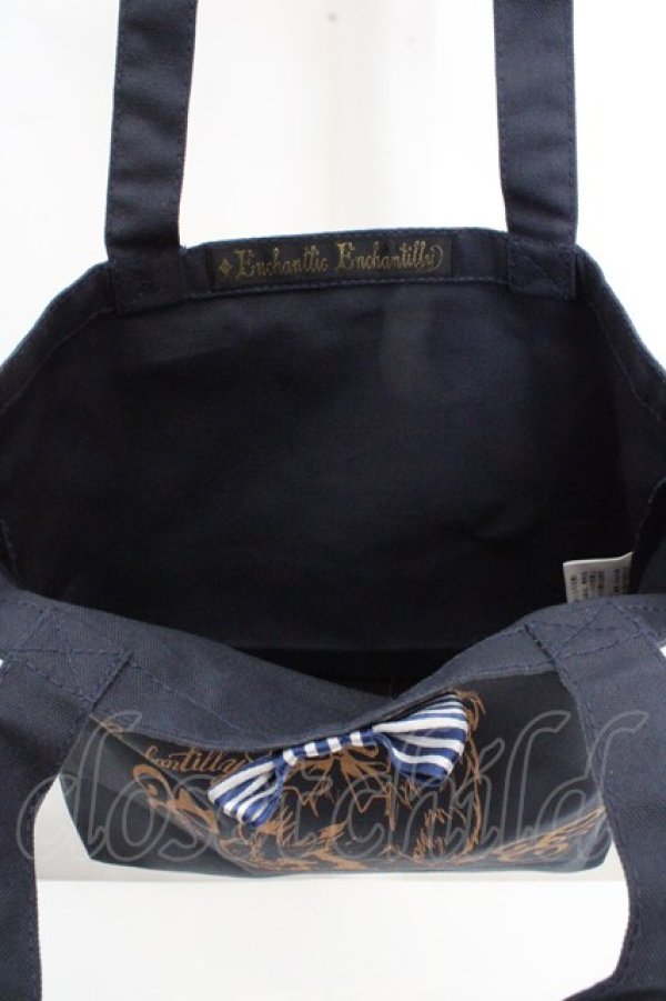 画像4: Enchantlic Enchantilly / おしゃま猫ちゃんトートbag  ブルー O-26-03-14-018-LO-BG-OW-OS (4)