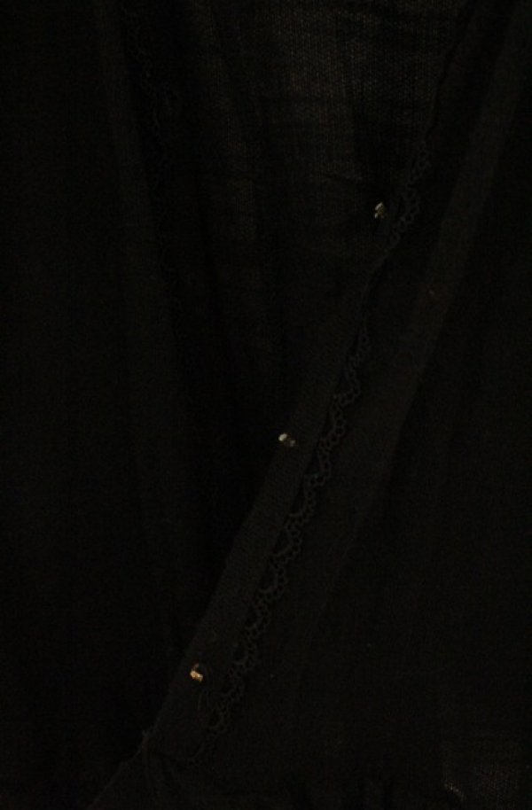 画像2: axes femme / 裾フリルカーディイガン  クロ O-26-03-16-038-AX-TO-IG-OS (2)