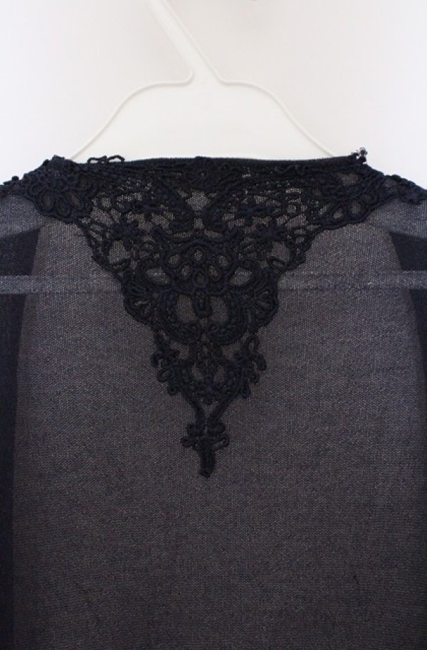 画像3: axes femme / ロングカーディガン  ネイビー O-26-03-16-039-AX-TO-IG-OS (3)