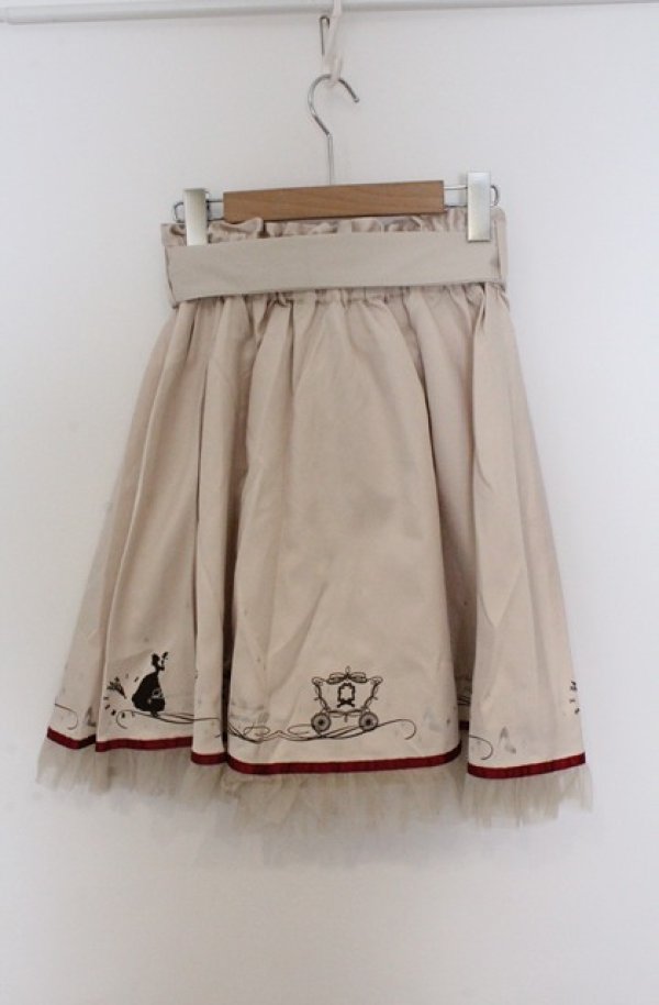 画像2: Amavel / シンデレラptスカート F アイボリー O-26-03-16-006-CA-SK-OW-OS (2)