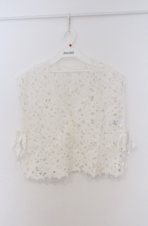 画像1: axes femme / ケミカルレースベスト  オフ O-26-03-16-059-AX-TO-IG-OS (1)