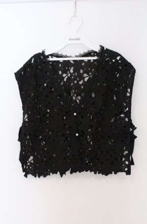 画像: axes femme / ケミカルレースベスト  クロ O-26-03-16-062-AX-TO-IG-OS