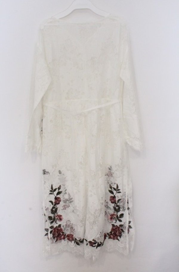 画像3: axes femme NOSTALGIE / 裾刺繍ガウンワンピーズン M シロ O-26-03-16-063-AX-TO-IG-OS (3)