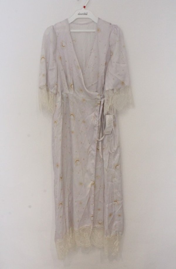 画像1: axes femme / 星座プリントナイトガウン  オフ O-26-03-16-070-AX-OP-IG-OS (1)