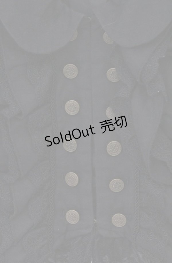 画像2: axes femme / ブローチ付きベスト  クロ O-26-03-16-072-AX-TO-IG-OS (2)