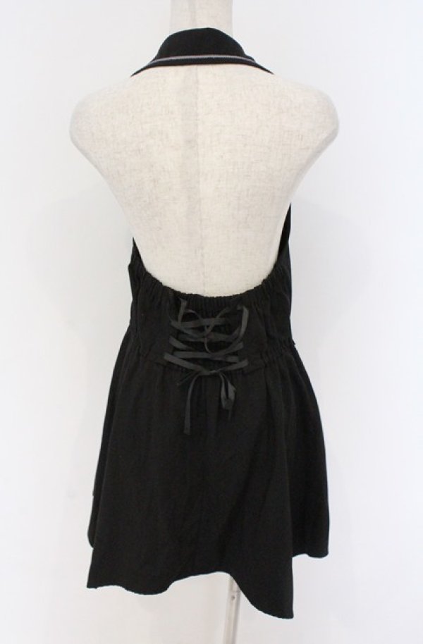 画像3: axes femme POETIQUE / クラシックホルターベスト  クロ O-26-03-16-079-AX-TO-IG-OS (3)