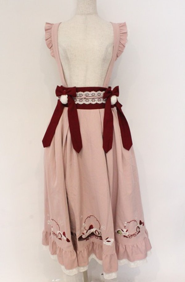 画像2: Amavel / うさいちごの和菓子ロングスカート  ピンク O-26-03-16-080-CA-SK-IG-OS (2)