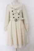 画像1: metamorphose / 長袖セーラーリボンワンピース 1 アイボリー O-26-03-16-101-ME-OP-OW-OS (1)