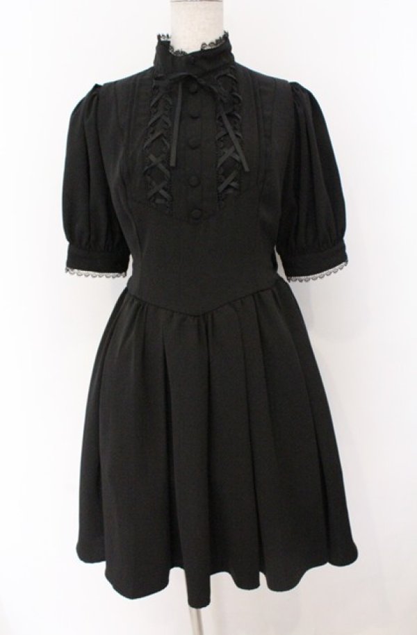 画像1: ATELIER PIERROT / Haunted Dollドレス  ブラック O-26-03-16-104-EL-OP-OW-OS (1)