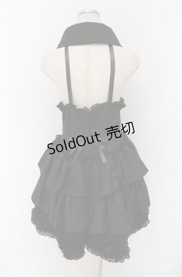 画像4: MARBLE / ラウンド衿付きコルセット型ワンピース  ブラック O-26-03-16-106-GO-OP-OW-OS (4)