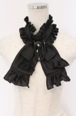 画像1: MARBLE / リボンブローチ付きパール連タイ  ブラック O-26-03-16-107-GO-ZA-OW-OS (1)