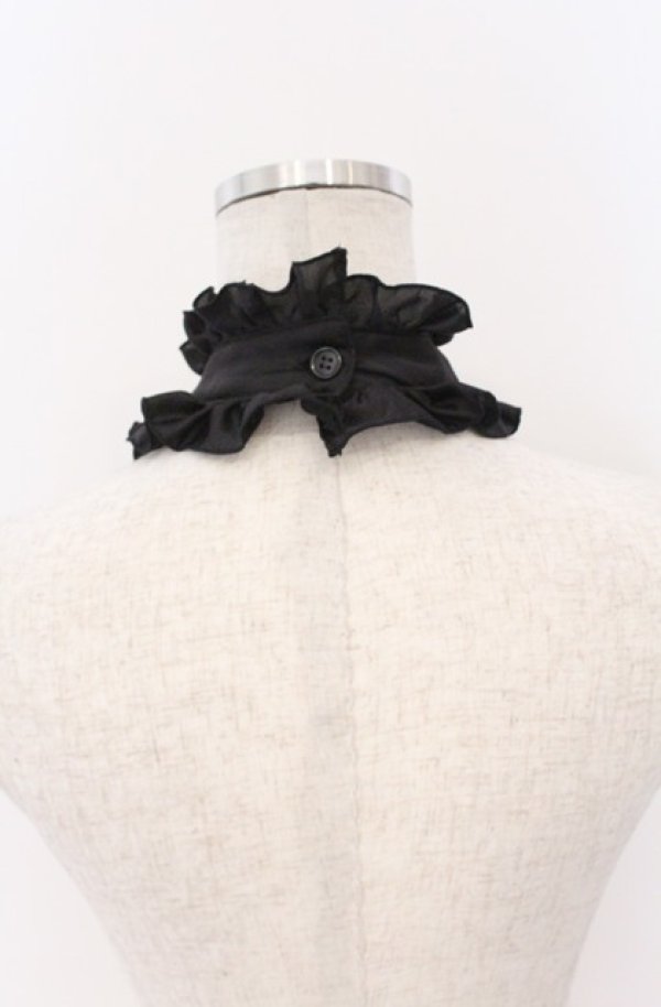 画像3: MARBLE / リボンブローチ付きパール連タイ  ブラック O-26-03-16-107-GO-ZA-OW-OS (3)