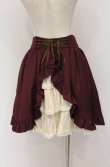 画像2: Amavel / BACKフリルレースUPサリバンスカート M ワイン O-26-03-16-016-CA-SK-OW-OS (2)