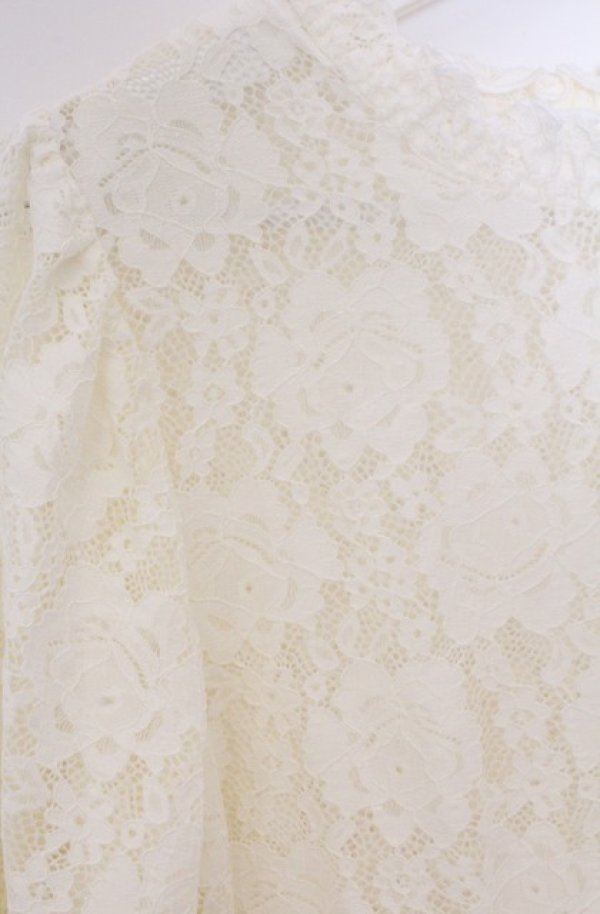 画像2: m petit by misako / TT*AOKシアートップス L アイボリー O-26-03-16-026-LO-TO-OW-OS (2)