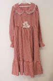 画像2: FLC / 星名桜子/ギンガムチェックワンピース L アカ O-26-03-16-029-LO-OP-OW-OS (2)