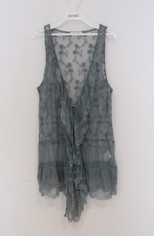 画像1: axes femme / レースジレ  ブルー系 O-26-03-16-036-AX-TO-IG-OS (1)