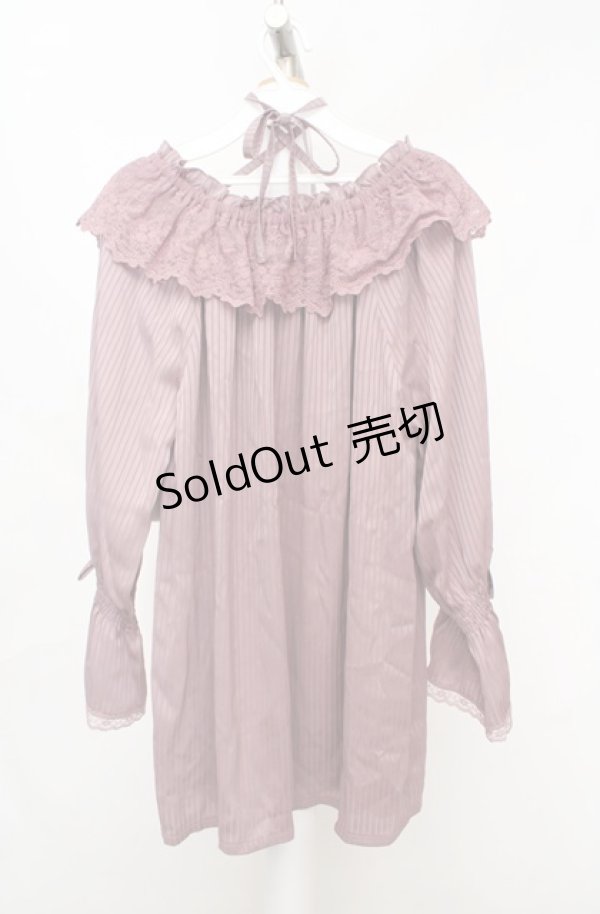 画像3: axes femme / フリルブラウス F ピンク O-26-03-18-033-AX-BL-IG-OS (3)