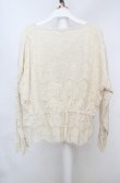 画像3: axes femme / 総レースキャンディ袖プルオーバー  アイボリー O-26-03-18-035-AX-BL-IG-OS (3)