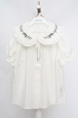 画像1: Jamie エーエヌケー / 有刺鉄線ptブラウス M シロ O-26-03-18-052-LO-BL-OW-OS (1)