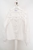 画像1: axes femme kawaii / フリルブラウス M シロ O-26-03-18-056-AX-BL-IG-OS (1)