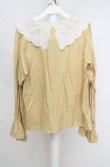 画像3: axes femme / ビッグ襟ブラウス  イエロー O-26-03-18-005-AX-BL-IG-OS (3)