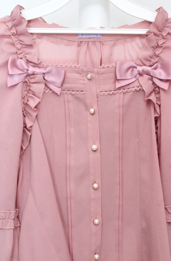 画像2: axes femme kawaii / フリルブラウス M ピンク O-26-03-18-058-AX-BL-IG-OS (2)