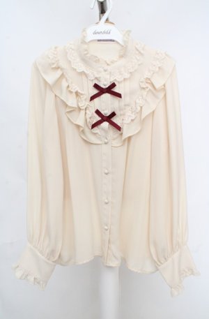 画像: axes femme kawaii / クラシカルドールブラウス M アイボリー O-26-03-18-060-AX-BL-IG-OS