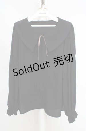 画像: axes femme / ストライプブラウス  クロ O-26-03-18-062-AX-BL-IG-OS