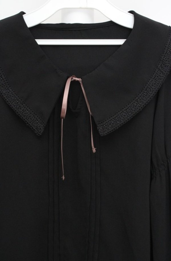 画像2: axes femme / ストライプブラウス  クロ O-26-03-18-062-AX-BL-IG-OS (2)