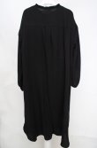 画像3: axes femme / チャイナ釦ロングシャツワンピース M クロ O-26-03-18-066-AX-OP-IG-OS (3)