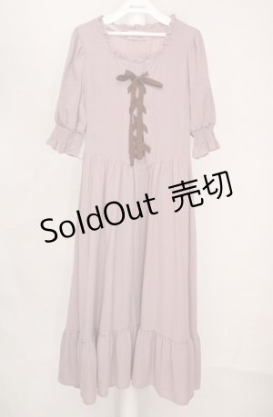 画像: m petit by misako / AMレースアップワンピース M ピンク O-26-03-18-081-LO-OP-IG-OS