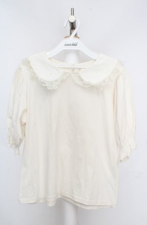 画像: m petit by misako / 丸襟プルオーバー M オフシロ O-26-03-18-085-0-TO-IG-OS