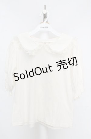 画像: m petit by misako / 丸襟プルオーバー M オフシロ O-26-03-18-085-0-TO-IG-OS