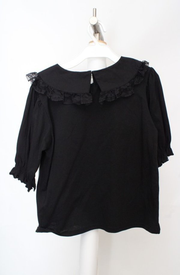 画像3: m petit by misako / 丸襟プルオーバー M クロ O-26-03-18-086-0-TO-IG-OS (3)