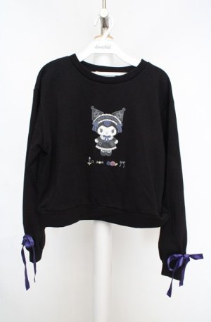 画像: m petit by misako / 裏シャギープルオーバー（クロミ） M クロ O-26-03-18-087-LO-TO-IG-OS