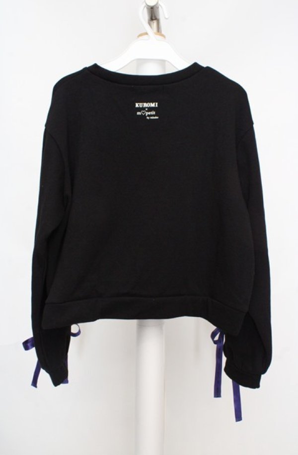 画像3: m petit by misako / 裏シャギープルオーバー（クロミ） M クロ O-26-03-18-087-LO-TO-IG-OS (3)