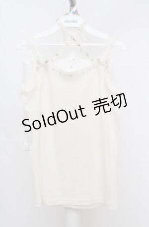 画像: axes femme / クロスストラップキャミソール  オフシロ O-26-03-18-018-AX-TO-IG-OS