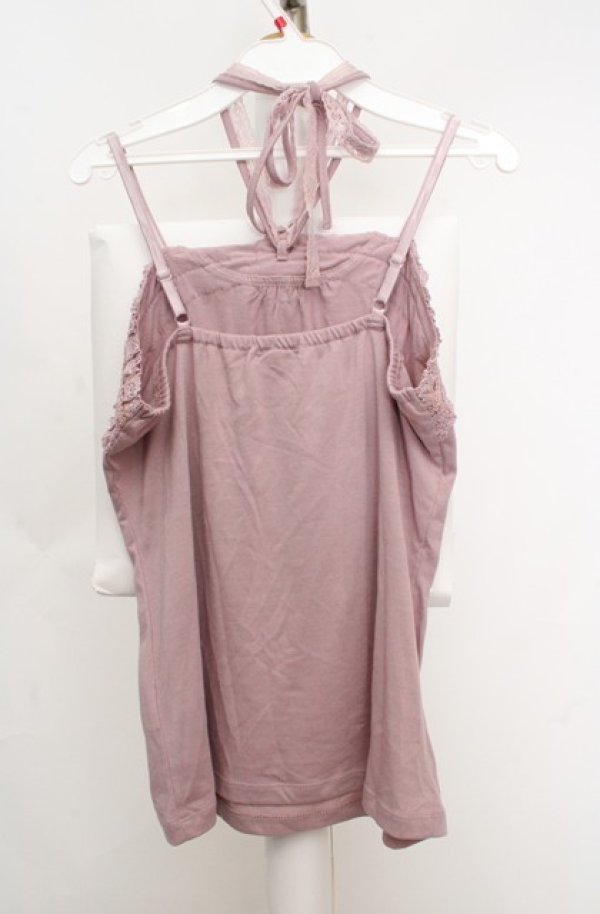 画像3: axes femme / ホルター付きキャミソール  ピンク O-26-03-18-025-AX-TO-IG-OS (3)