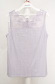 画像1: axes femme / 繊細レースタンク M ラベンダー O-26-03-18-028-AX-TO-IG-OS (1)