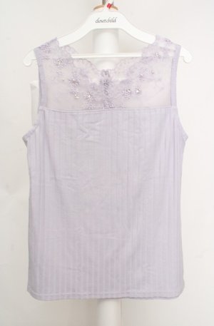 画像: axes femme / 繊細レースタンク M ラベンダー O-26-03-18-028-AX-TO-IG-OS