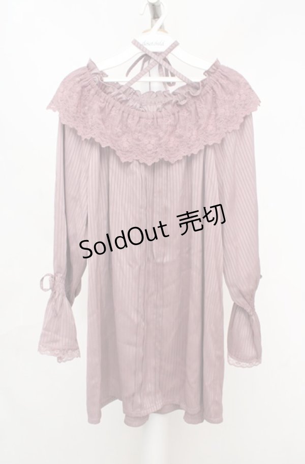 画像1: axes femme / フリルブラウス F ピンク O-26-03-18-033-AX-BL-IG-OS (1)