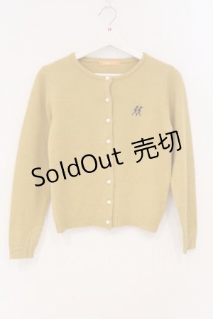 画像: Fi.n.t / ロンドン兵隊刺繍ニットカーディガン F マスタード O-26-03-19-001-CA-TO-OW-OS